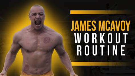 james mcavoy workout routine